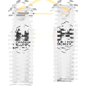 Lake Of Egypt Illinois Outdoors Vintage Tank Top | Mazezy