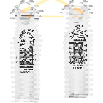 Lake Opeka Illinois Outdoors Vintage Tank Top Tank Top | Mazezy