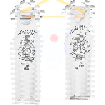 Lost In Nature Vacation Travel New Hampshire Tank Top | Mazezy