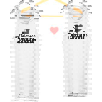 I Love Heart Tanzania Africa Tank Top Tank Top | Mazezy