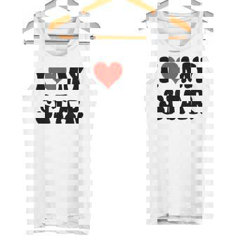 I Love My Sitar Heart Cute Marching Band Tank Top | Mazezy