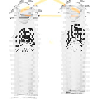 Luanda Angola Southern Africa Luanda Africa Angola Flag Tank Top Tank Top | Mazezy