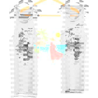 Maldives Beach Vacation Tropical Paradise Summer Tank Top | Mazezy