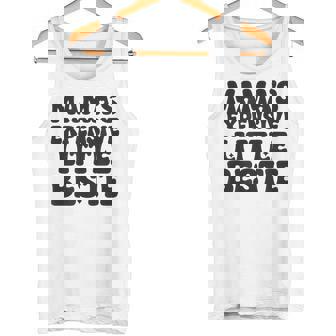 Mama's Expensive Little Bestie Retro Mom Saying Tank Top | Mazezy