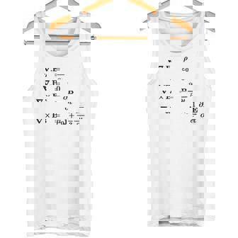Maxwell 電磁気学・物理・科学の方程式 タンクトップ - Kawaiitshirt