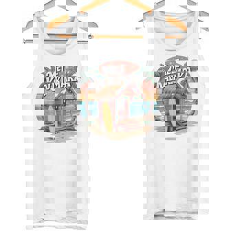 Mele Kalikimaka Hawaiian Surf Shack Christmas Hawaii Tank Top | Mazezy