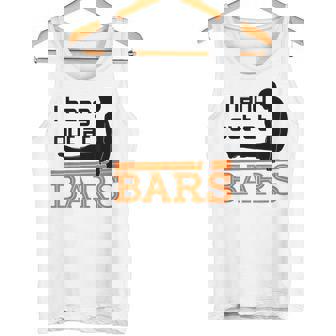 Men Gymnastics I Hang Out At Bars Gymnast Tank Top | Mazezy