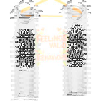 Mental Health Awareness All Feelings Are Valid Be Kind Tank Top | Mazezy
