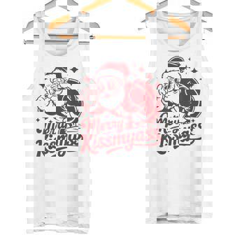 Merry KissMyAss Christmas Santa Claus Tank Top - Monsterry