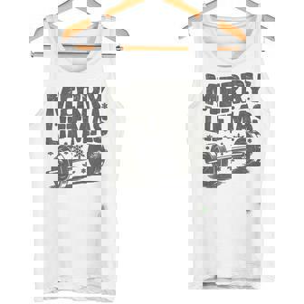 Merry Liftmas Christmas Weightlifting Tank Top | Mazezy