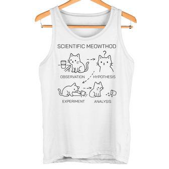 Método Científico Divertido Gato Científico Profesor Estudiante Genial Camiseta sin mangas - Regaloses
