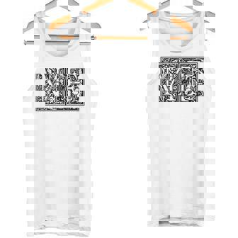 Mf イニシャルm F 名前 姓 オノマスティクス オノマトジー タンクトップ - Kawaiitshirt