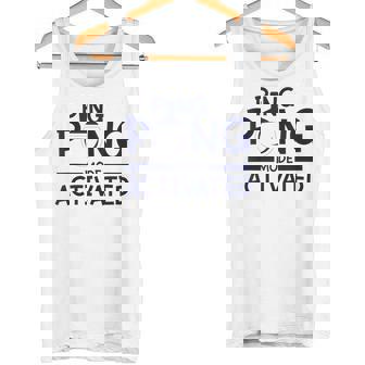 Mode Activated Table Tennis Player Paddle Sport Tank Top Tank Top | Mazezy