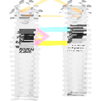 Mozambique Flag Mozambique Team Fan Jersey Tank Top | Mazezy