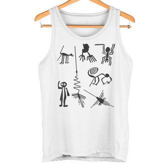 Nazca Lines 古代ufoエイリアン地球外生命アートtシャツ タンクトップ - Kawaiitshirt