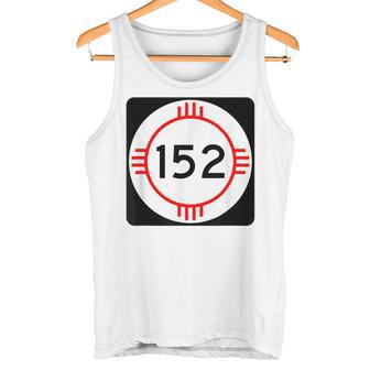 New Mexico Highway 152 Sign NM-152 State HWY Tank Top | Mazezy