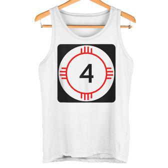 New Mexico Highway 4 Sign NM-4 State HWY Tank Top Tank Top | Mazezy
