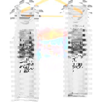 Nice Franceouvenir Côte D'azur Plage Méditerranée Débardeur e - Cadeauxyz