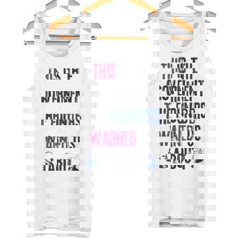 No Kings This Is The Government The Founders Warned Us About Tank Top | Mazezy