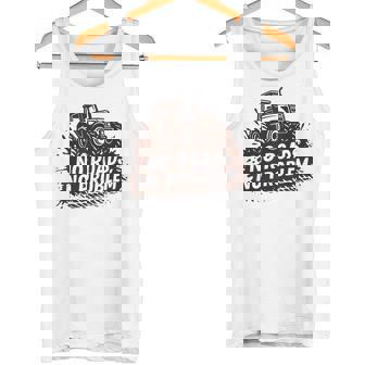 No Roads No Problem Tractor Farmers Tank Top | Mazezy