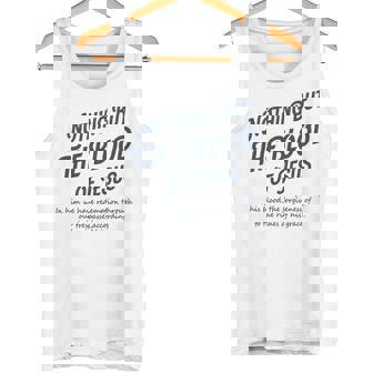 Nothing But The Blood Of Jesus In Him We Have Redemption Tank Top | Mazezy