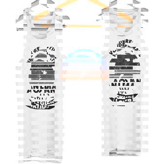 Old Man With Ski Glider Dad Secret Santa Tank Top - Monsterry