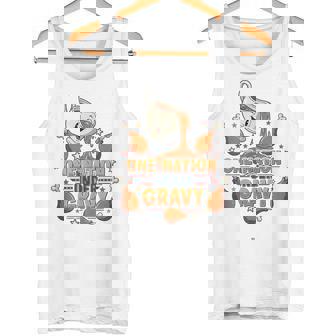 One Nation Under Gravy Thanksgiving Xmas Tank Top Tank Top | Mazezy