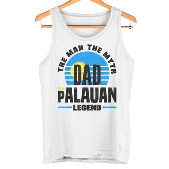 Palau Palauan Palau Flag Fathers Day Tank Top | Mazezy