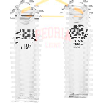 Peoria High School HS Peoria IL Retro Tank Top | Mazezy