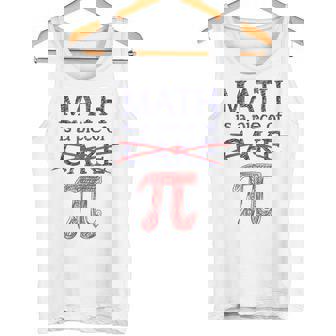 Pi Day Math Is A Piece Of Cake ファニーtシャツ 314用 タンクトップ - Kawaiitshirt