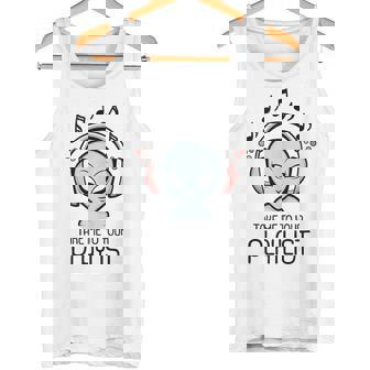 Take Me To Your Playlist Extraterrestrial Alien Music Lover Tank Top Tank Top | Mazezy