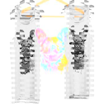 Pop Art French Bulldog Premium Tank Top | Mazezy