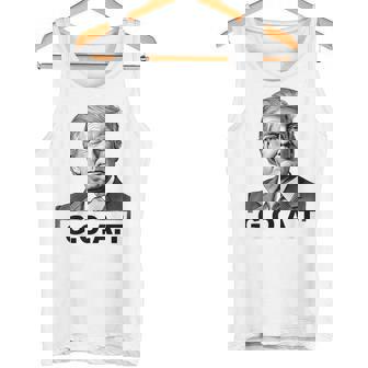 President Trump Goat USA Tank Top - Monsterry