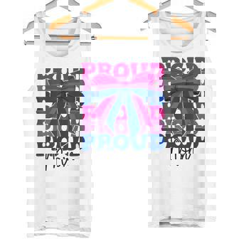 Proud Mom Bisexual Bi Pride Flag LGBTQ Mother's Day Coquette Tank Top | Mazezy