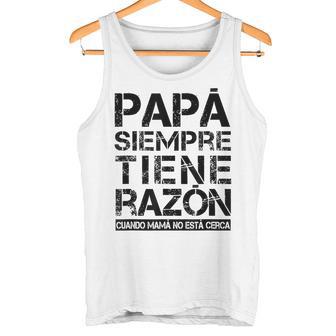 Regalo Para El Dia Del Padre En Español Feliz Papa Abuelo Camiseta sin mangas - Regaloses