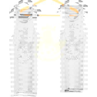 Retro Christmas Mele Kalikimaka Santa Shaka Hawaii Tank Top | Mazezy