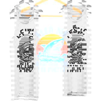 Retro Feed Me And Tell Me I'm Pretty Shark Ocean Biologists Tank Top Tank Top | Mazezy