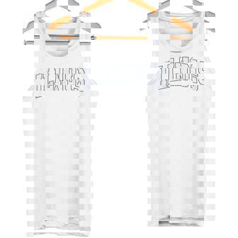 Retro Illinois Tee Vintage Illinois Orange Blue Throwback IL Tank Top | Mazezy