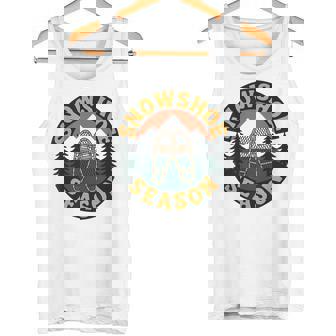 Retro National Parks Showshoe Season Winter Hiking Tank Top | Mazezy