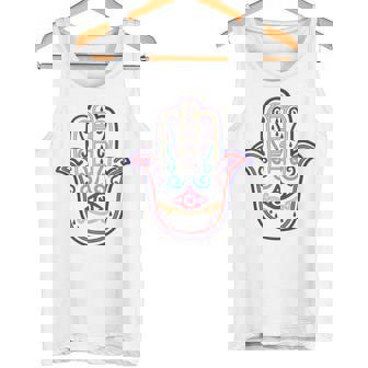 Retro Vintage Fatima Hand Khomsa Oriental Tunisian Tank Top Tank Top | Mazezy