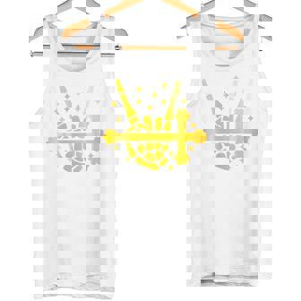 Rock And Roll Cross Tank Top | Mazezy