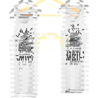 Still Running Smoothly Est 2004 21st Birthday Biker Tank Top | Mazezy