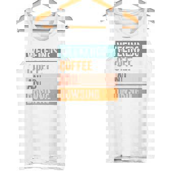 Weekends Coffee And Dowsing Hobby Premium Tank Top | Mazezy