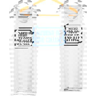 Saturday Intate College Pa Is For Football タンクトップ - Kawaiitshirt