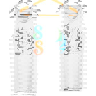 Sea Me Sail Vacation Aquatic Sailing Tee Tank Top | Mazezy