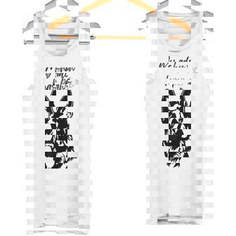 My Shadow Has Paws German Shepherd Tank Top | Mazezy