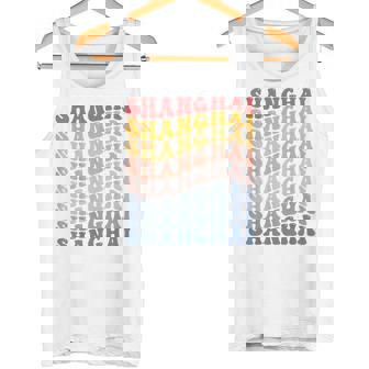 Shanghai China Groovy Tank Top | Mazezy