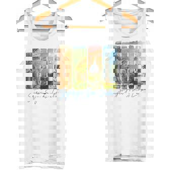 Sigiriya Sri Lanka Traveling Brushstroke Souvenir Vacation Tank Top | Mazezy