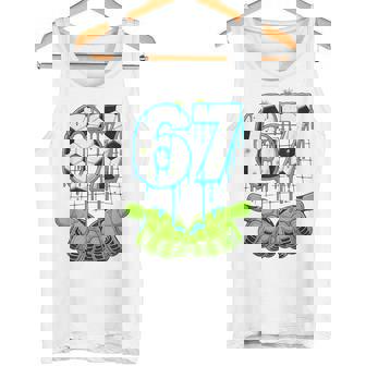 Soccer 67 Six SevenSoccer Lover67 Memefor BoysMeme Tank Top | Mazezy