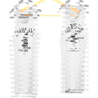 Solomons Island Maryland USA Lighthouse Distressed Tank Top Tank Top | Mazezy